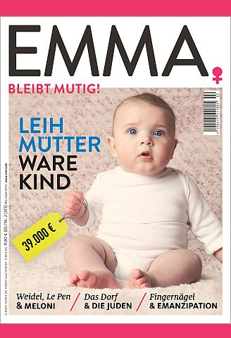 Die aktuelle EMMA mit dem Dossier zu Leihmutterschaft
