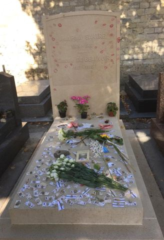 Das Grab von Simone de Beauvoir