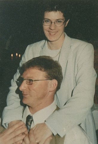 Annegret mit Ehemann Helmut.