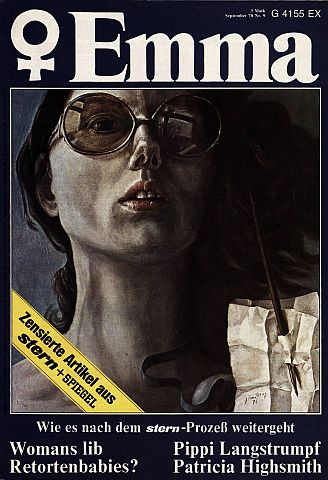 EMMA September 1978 - mit einem Cover der Künstlerin Gisela Breitling.