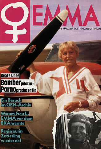 Beate Uhse 1988 auf dem Titel der EMMA.