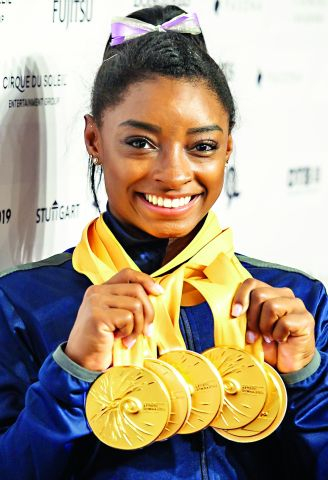 Vielfaches Gold für Turnerin Simone Biles. - Foto: Imago Images