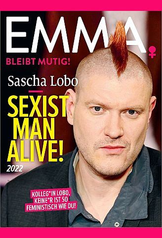 "Sexist Man Alive 2022": Sascha Lobo! 