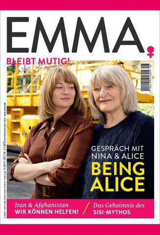 Die aktuelle November/Dezember-Ausgabe. Jetzt im (Bahnhofs)Buchhandel und im EMMA-Shop!