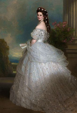 Porträt der Kaiserin Sisi von Franz Xaver Winterhalter (1865).
