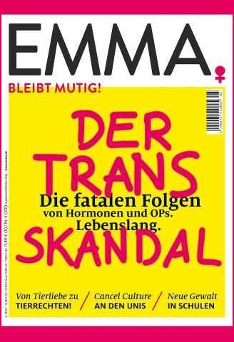 Mehr EMMA lesen: Die September/Oktober-Ausgabe jetzt im www.emma.de/shop 