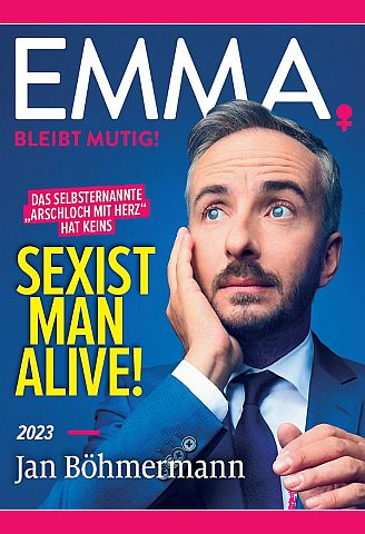 EMMA präsentiert: Sexist Man Alive 2023 ist Jan Böhmermann!