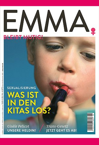 Die November/Dezember-Ausgabe gibt es am Kiosk und im www.emma.de/shop