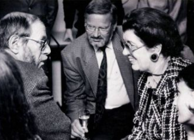 Peschel-Gutzeit 1991 als Justizsenatorin in der Justizvollzugsschule.