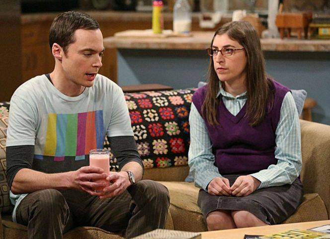 Sheldon und Amy in "Big Bang Theory".