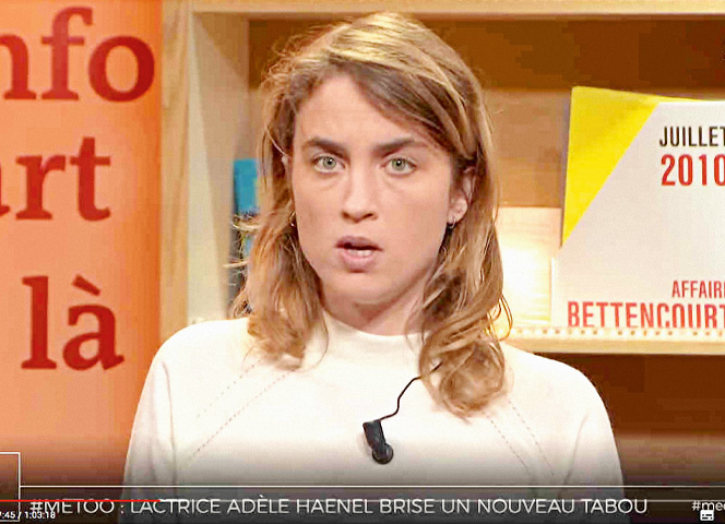 Adèle Haenel spricht davon, wie sie als 12-jährige sexuell belästigt wurde. - Foto: Screenshot mediapart