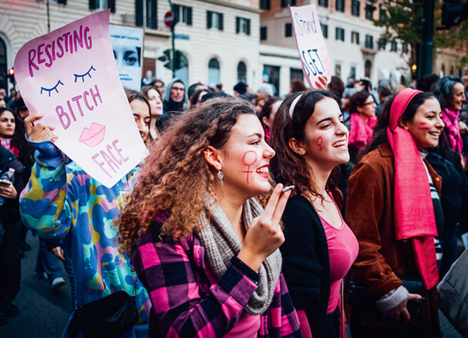 Italiens "Donne in Revolta". Foto: Franziska Gilli