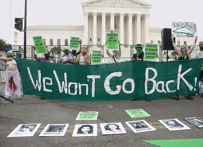 Alle Proteste vergeblich: Der oberste Gerichtshof der USA hat das Recht auf Abtreibung gekippt. Foto: Patsy Lynch/IMAGO