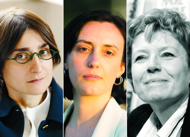 Chiara Valerio, Giulia Caminito und Dacia Maraini - drei von vielen spannenden Autorinnen auf der Buchmesse. 