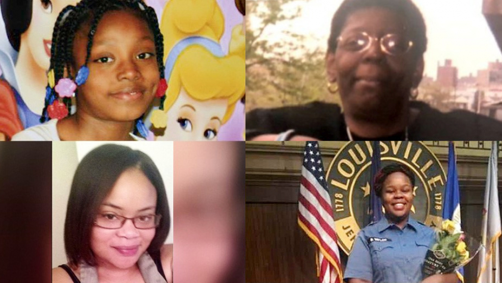 Sie wurden alle Opfer von Polizeigewalt: Aiyana Stanley-Jones, Deborah Danner, Atatiana Jefferson und Breonna Taylor.