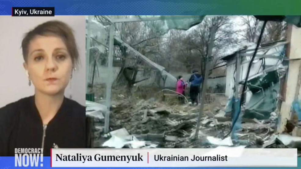 Natalya Gumenyuk, unabhängige ukrainische Journalistin.