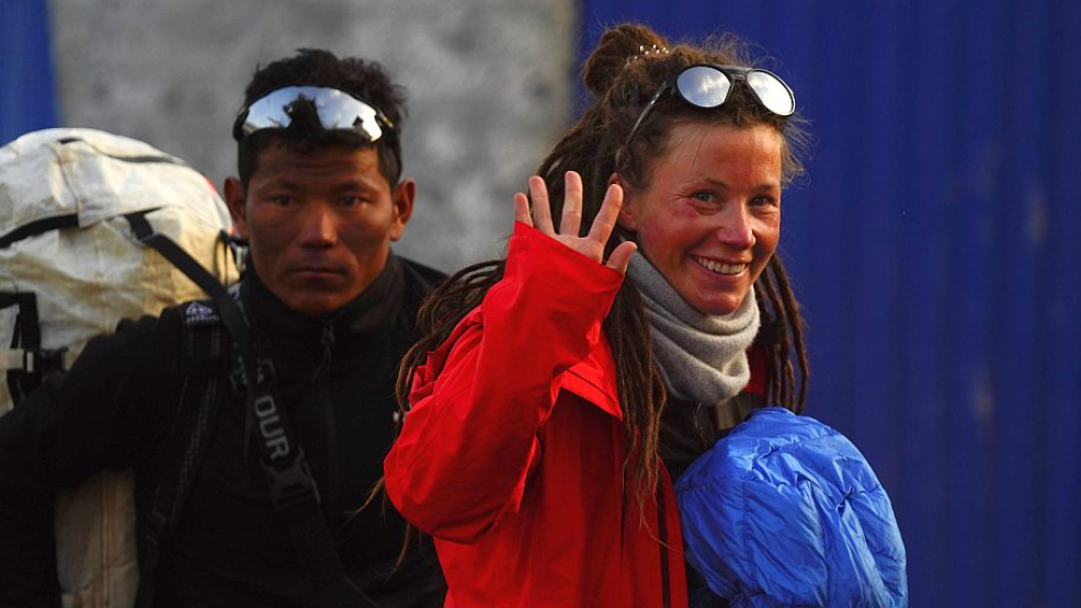 Kristin Harila stellte mit ihrem Bergführer: 14 Achttausender in 92 Tagen! Foto: Skanda Gautam/ZUMA Wire/IMAGO