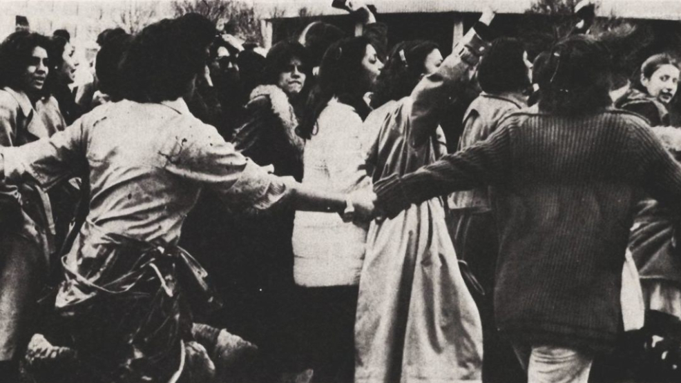 10. März 1979. Die Iranerinnen gehen für ihre Rechte und gegen den Schleier auf die Straße.