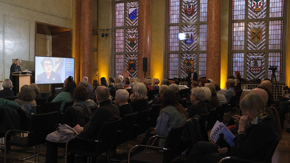 Preisverleihung des Heldinnenawards im Wappensaal des Roten Rathauses in Berlin. - Foto: Bettina Flitner