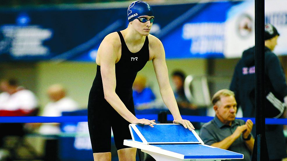 Die transsexuelle Schwimmerin Lia Thomas (USA) darf nicht in Paris starten. - Foto: IMAGO