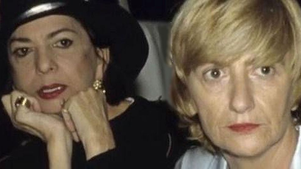 Françoise Sagan mit ihrer großen Liebe Peggy Roche.